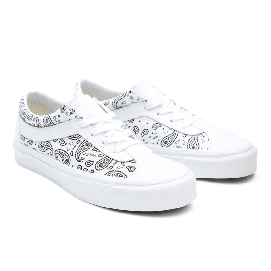 Vans Paisley Bold NI Dam Vita/Svarta - Vans Låga Skor Butiker (PKVSL2416)